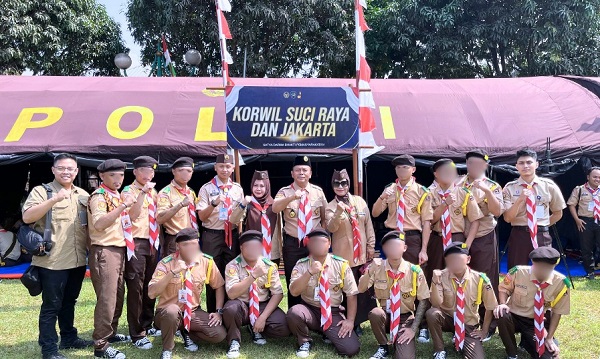 Sambut Hari Pramuka Nasional Ke-64, Lapas Sukabumi Ikuti Perkemahan Satya Dharma Bhakti Pemasyarakatan