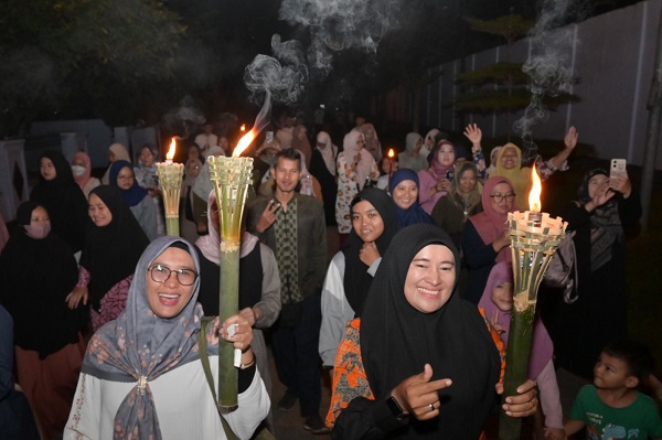 Pawai Obor Sambut 1 Muharam, DanLanud Husein Sastranegara: Bagian dari pembinaan mental spiritual