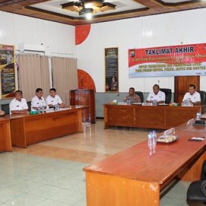 Taklimat Akhir Audit Kinerja Itwasda Polda Papua Tengah Tahap I TA 2025 di Polres Nabire