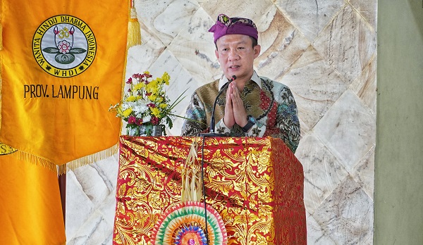 Pembinaan Dharmika dan Меtаtah Massal, Pemprov Lampung Dukung Penguatan Nilai Spiritual Tradisi Hindu Bali