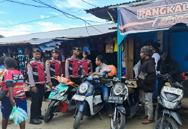Jelang Hari Bhayangkara ke-79, Samapta Polda Papua Barat Intensifkan Patroli
