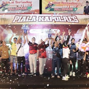 Peringati Hari Bhayangkara ke-79, Tuyul Legend dan Lanal Ketapang Juarai Kejuaraan Voli Piala Kapolres Ketapang