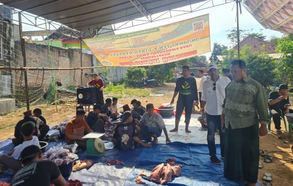 Idul Adha 1445 H, Ponpes Darul A'mal Lampung Potong 11 Ekor Hewan Kurban