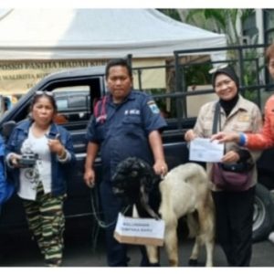 Bagikan 200 Paket Daging kepada Jurnalis dan Warga, AJB Jakarta Utara Gelar Pemotongan Hewan Kurban