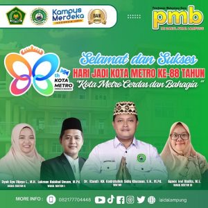 ‎IAI Darul ‘Amal Lampung Ucapkan Selamat Hari Jadi ke-88 Kota Metro