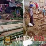 Perluas Ruangan Majelis Ta'lim, Masyarakat Kampung Citiis Kecamatan Cirinten Gelar Kerja Bakti
