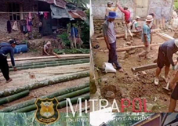 Perluas Ruangan Majelis Ta'lim, Masyarakat Kampung Citiis Kecamatan Cirinten Gelar Kerja Bakti