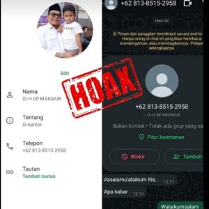 Beredar Nomor WhatsApp Palsu Anggota DPRD Provinsi Banten, Drs. K.H.Iip Makmur Tegaskan Bukan Miliknya