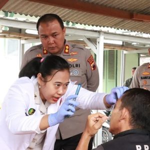Sambut Hari Bhayangkara ke-79, Polres Blora Gelar Pemeriksaan Kesehatan Gratis
