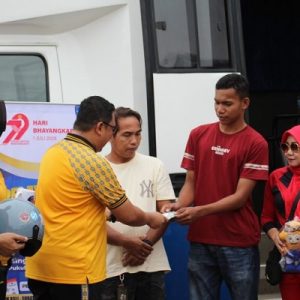 Meriahkan Hari Bhayangkara ke-79, Polda Sultra Gelar Car Free Day