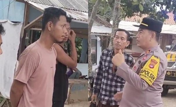 Kapolres Lebak Melalui Kapolsek Curugbitung Larang Sopir Truk Parkir di Bahu Jalan Raya Curugbitung