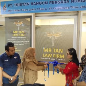Kantor Operasional PT. Tristan Bangun Persada Nusantara & Mr. Tan Law Firm Resmi Hadir di Jakbar