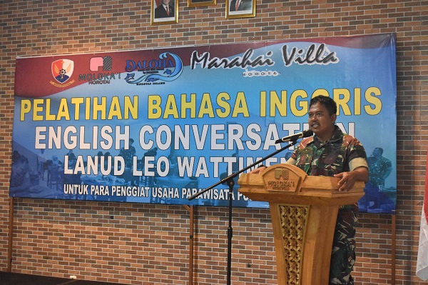 Tingkatkan Kualitas SDM Pulau Morotai, Lanud Leo Wattimena Selenggarakan Pelatihan Bahasa Inggris