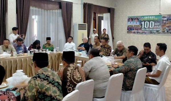 Bupati Sarolangun Gelar Ekspose Capaian dan Realisasi Program 100 Hari Kerja Program Sarolangun Maju