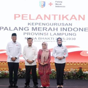JK Lantik Purnama Wulan Sari Resmi sebagai Ketua Pengurus PMI Provinsi Lampung 2025–2030