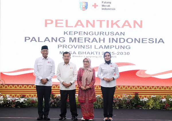JK Lantik Purnama Wulan Sari Resmi sebagai Ketua Pengurus PMI Provinsi Lampung 2025–2030