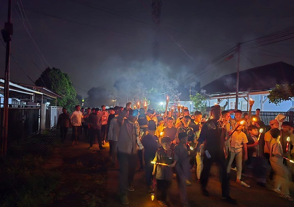 Pawai Obor Sambut 1 Muharam, DanLanud Husein Sastranegara: Bagian dari pembinaan mental spiritual