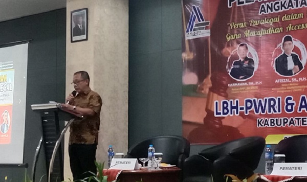 Perluas Jangkauan Bantuan Hukum, LBH PWRI & Law Firm Alpha Lawyer's Adakan Pelatihan Paralegal