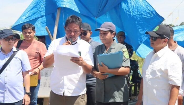 Polresta Deli Serdang Amankan Eksekusi Lahan Proyek Bendungan Lau Simeme Tanpa Perlawanan