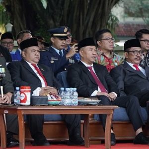 Ketua DPRD Sukabumi Hadiri Upacara HUT Bhayangkara ke-79: Polri Diminta Terus Jadi Pelayan Rakyat