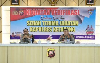 Itwasda Polda Kalbar Lakukan Verifikasi Jelang Serah Terima Jabatan di Polres Ketapang