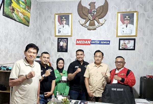 Audiensi dengan Ketum KONI Medan, KODRAT dukung penuh ‘Medan Kota Juara’