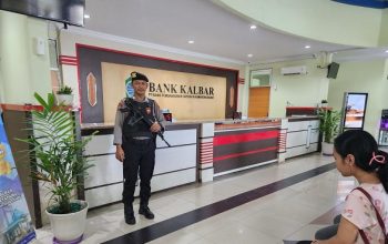 Personel Sat Samapta Polres Ketapang Laksanakan Pengamanan Objek Vital