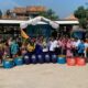 Mahasiswa dan masyarakat Kota Serang melakukan aksi bersih-bersih dan penanaman pohon dalam acara Clean Up & Go Green