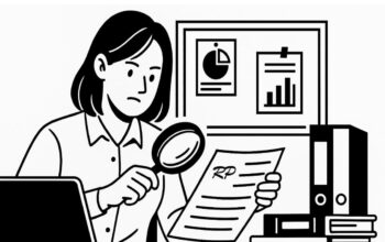 Ilustrasi pemeriksaan administrasi dana BOS sekolah