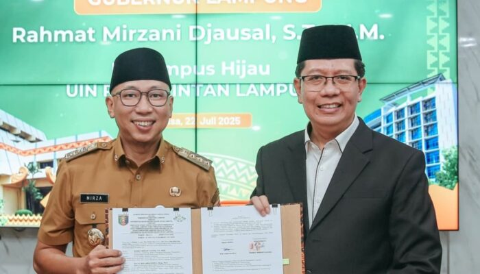 Gubernur Rahmat Mirzani Hibahkan 50 Hektare Lahan ke UIN Raden Intan, Dukung Kota Baru Lampung