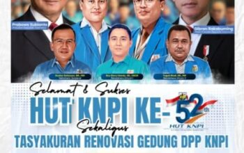 Ketua Umum DPP KNPI Ali Hanafiah saat memberikan keterangan pers HUT KNPI ke-52