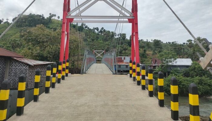 2026, Pemerintah Bangun 63 Jembatan Gantung untuk Buka Akses Ekonomi Desa Terpencil