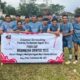 Kepala Desa Datarcae Andi Suhandi bermain sepak bola dalam PHBN Cup 2025