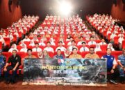 SMA 13 Bandung Nobar Film Believe, Lanud Husein Tanamkan Jiwa Patriotisme Lewat Layar Lebar