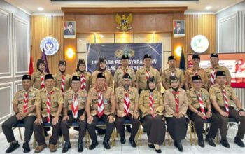 Pelantikan Pengurus Pramuka di Lapas Sukabumi