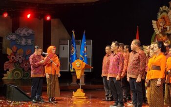 Pelantikan pengurus PWI Provinsi Bali tahun 2025 di Gedung Ksirarnawa