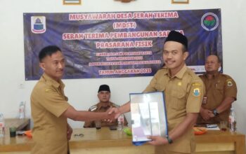 Musyawarah Serah Terima Pembangunan Fisik Desa Keboncau