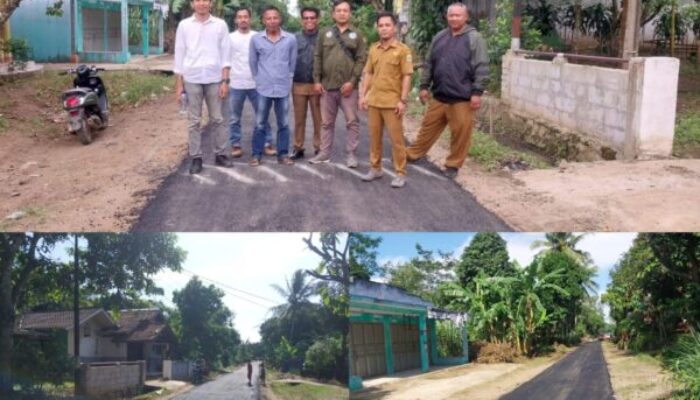 Warga Cipining Gembira! Jalan Hotmix dari Dana Desa 2025 Permudah Akses Petani dan Pelajar