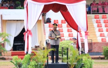 Upacara pembukaan pendidikan Bintara Polri 2025 di SPN Polda Papua