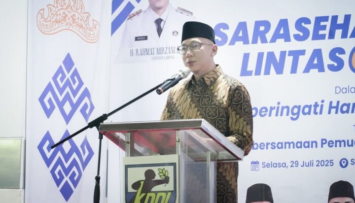 Gubernur Mirza Ajak Pemuda Lampung Jadi Motor Ekonomi Lokal: Jangan Hanya Jadi Saksi Sejarah