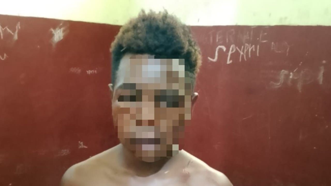 Penangkapan pelaku percobaan pemerkosaan oleh polisi di Nabire