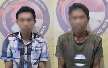 Polisi mengamankan dua tersangka pengedar sabu di Sepang