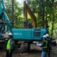 Proyek perbaikan jalan nasional di Tikungan Mbah Singo, Jalur Gumitir