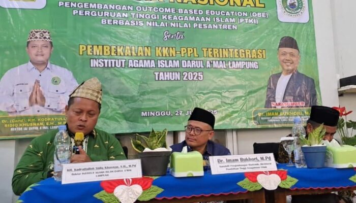 IAI Darul Amal Gelar Seminar Nasional OBE, Gus Sodik: Mahasiswa Harus Bawa Solusi Nyata