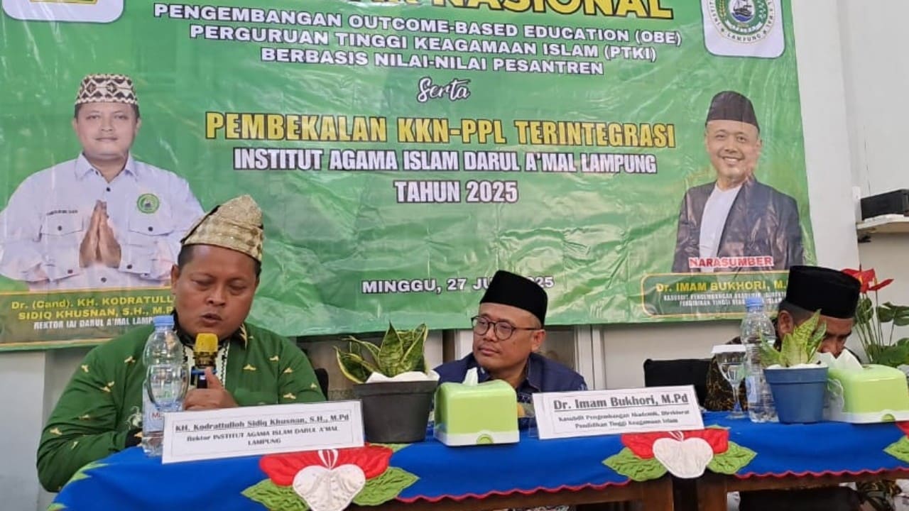 Seminar Nasional OBE di IAI Darul Amal Lampung