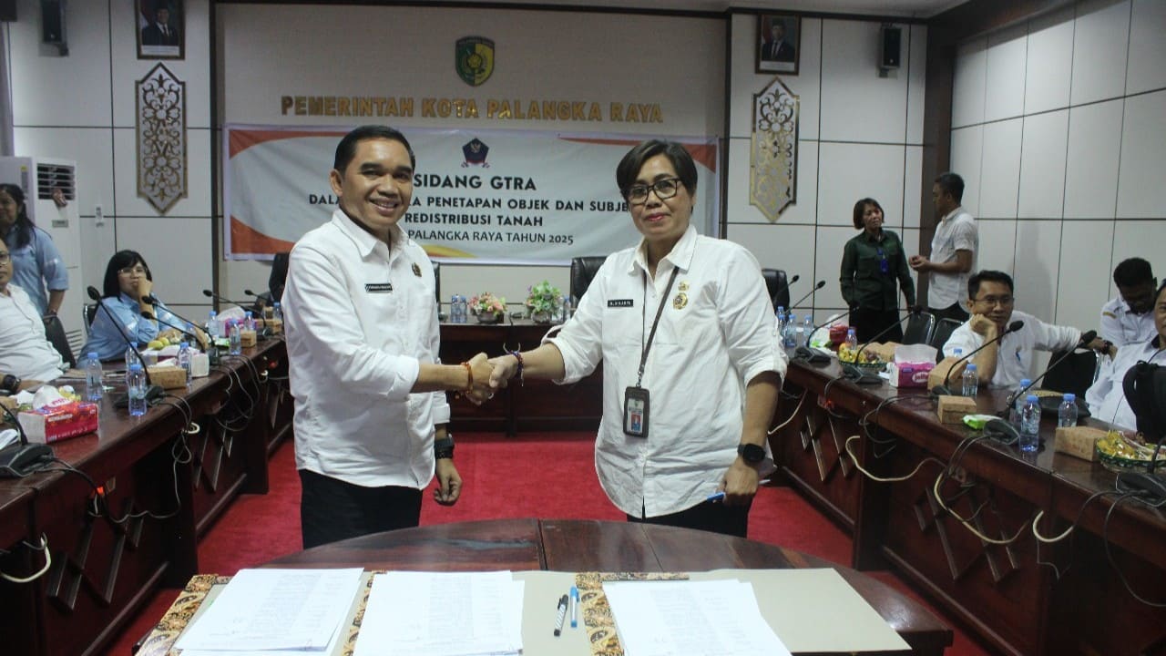 Sidang GTRA redistribusi tanah Palangka Raya 2025