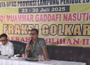 Tondi Nasution Prioritaskan Perbaikan Jalan Rusak di Metro dan Dorong Pemanfaatan Program Pemutihan Pajak