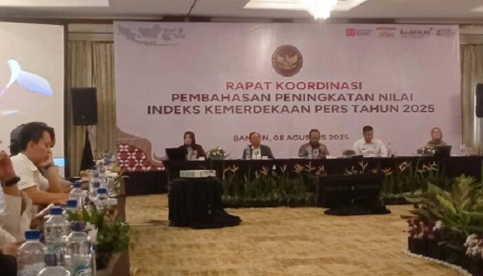 Banten Masuk 10 Besar Nasional Indeks Kebebasan Pers 2024, Pemerintah Dorong Kolaborasi Sehat dengan Media
