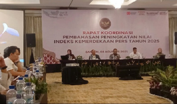 Banten Masuk 10 Besar Nasional Indeks Kebebasan Pers 2024, Pemerintah Dorong Kolaborasi Sehat dengan Media
