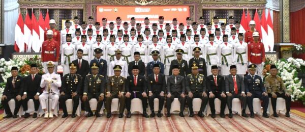 Danrem 044/Gapo Hadiri Pengukuhan Paskibraka Sumsel 2025, Gubernur Beri Pesan Tugas Penuh Kehormatan